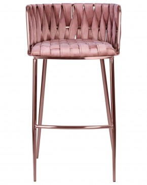 Стул барный DOBRIN EMMA ROSE GOLD, розовый велюр (VF-10) в Асбесте - asbest.ok-mebel.com | фото 6