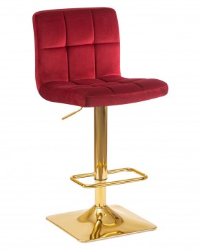 Стул барный DOBRIN GOLDIE, бордовый велюр (MJ9-43) в Асбесте - asbest.ok-mebel.com | фото