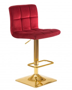 Стул барный DOBRIN GOLDIE, бордовый велюр (MJ9-43) в Асбесте - asbest.ok-mebel.com | фото 2
