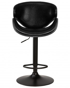 Стул барный DOBRIN KARTER BLACK, коричневый орех дерево (BWW), черный PU в Асбесте - asbest.ok-mebel.com | фото 6