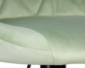 Стул барный DOBRIN LOGAN BLACK, мятный велюр (MJ9-87) в Асбесте - asbest.ok-mebel.com | фото 7