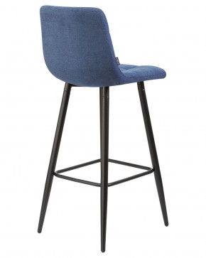 Стул барный DOBRIN NICOLE, черные матовые ножки, синяя ткань (UF860-14B) в Асбесте - asbest.ok-mebel.com | фото 4