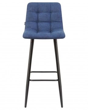 Стул барный DOBRIN NICOLE, черные матовые ножки, синяя ткань (UF860-14B) в Асбесте - asbest.ok-mebel.com | фото 6