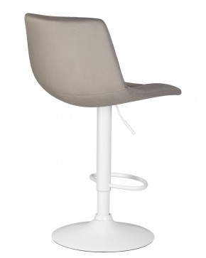 Стул барный DOBRIN TAILOR WHITE, серый велюр (MJ9-75) в Асбесте - asbest.ok-mebel.com | фото 4