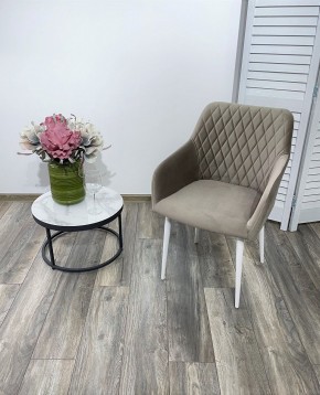 Стул BRANDY-X ЛАТТЕ #25 / белый каркас, велюр М-City в Асбесте - asbest.ok-mebel.com | фото 2