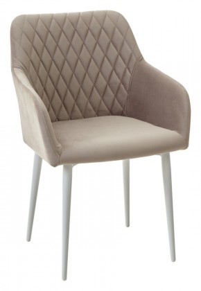 Стул BRANDY-X ЛАТТЕ #25 / белый каркас, велюр М-City в Асбесте - asbest.ok-mebel.com | фото 3