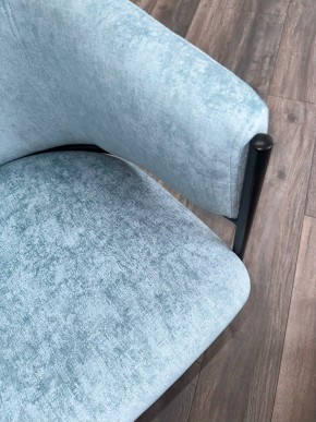 Стул ДИЛЛ, цвет RAIN 7 бриз, велюр / черный каркас М-City в Асбесте - asbest.ok-mebel.com | фото 7