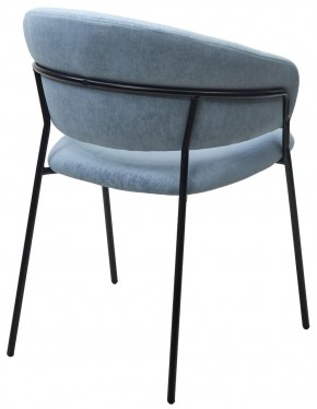 Стул ГЕММА, цвет RAIN 13 blue, велюр / черный каркас М-City в Асбесте - asbest.ok-mebel.com | фото 9