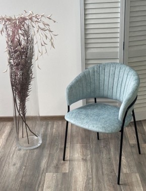 Стул ГЕММА, цвет RAIN 7 breeze, велюр / черный каркас М-City в Асбесте - asbest.ok-mebel.com | фото 4