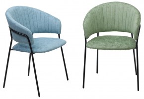 Стул ГЕММА, цвет RAIN 7 breeze, велюр / черный каркас М-City в Асбесте - asbest.ok-mebel.com | фото 6