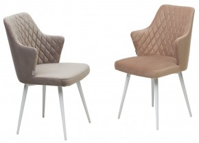 Стул HERMAN 360 град. ЛАТТЕ #25, велюр / белый каркас М-City в Асбесте - asbest.ok-mebel.com | фото 4