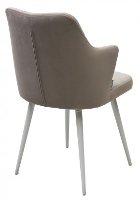 Стул HERMAN 360 град. ЛАТТЕ #25, велюр / белый каркас М-City в Асбесте - asbest.ok-mebel.com | фото 5