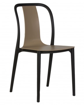 Стул обеденный DOBRIN ADAM, черный/бежевый в Асбесте - asbest.ok-mebel.com | фото