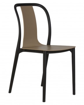 Стул обеденный DOBRIN ADAM, черный/бежевый в Асбесте - asbest.ok-mebel.com | фото 2