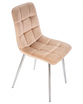 Стул обеденный DOBRIN ALEX, хром ножки, мокко велюр (V108-104),  в Асбесте - asbest.ok-mebel.com | фото 10