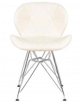 Стул обеденный DOBRIN BUTTERFLY CHROME, ножки хром, цвет кремовый в Асбесте - asbest.ok-mebel.com | фото 6