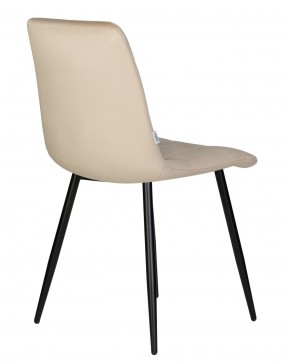 Стул обеденный DOBRIN CHILLY, Бежевый Holland 07, основание черный в Асбесте - asbest.ok-mebel.com | фото 5