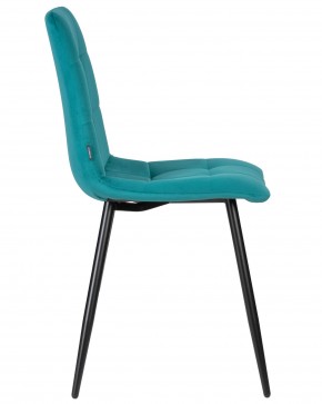 Стул обеденный DOBRIN CHILLY, Морской волны Holland 56, основание черное в Асбесте - asbest.ok-mebel.com | фото 3