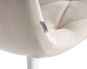 Стул обеденный DOBRIN CHILLY ROMBO, Бежевый Simple 44, основание белое в Асбесте - asbest.ok-mebel.com | фото 10