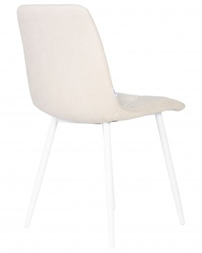 Стул обеденный DOBRIN CHILLY ROMBO, Бежевый Simple 44, основание белое в Асбесте - asbest.ok-mebel.com | фото 4