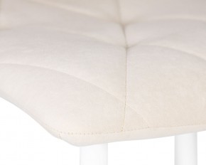Стул обеденный DOBRIN CHILLY ROMBO, Бежевый Simple 44, основание белое в Асбесте - asbest.ok-mebel.com | фото 7