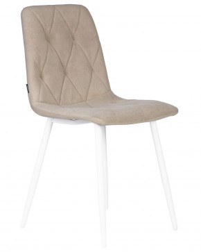 Стул обеденный DOBRIN CHILLY ROMBO, Капучино Simple 05, основание белый в Асбесте - asbest.ok-mebel.com | фото 2