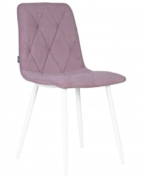 Стул обеденный DOBRIN CHILLY ROMBO, Лавандовый Simple 48, основание белый в Асбесте - asbest.ok-mebel.com | фото