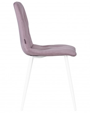 Стул обеденный DOBRIN CHILLY ROMBO, Лавандовый Simple 48, основание белый в Асбесте - asbest.ok-mebel.com | фото 3