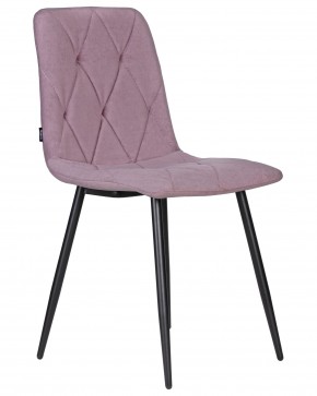 Стул обеденный DOBRIN CHILLY ROMBO, Лавандовый Simple 48, основание черное в Асбесте - asbest.ok-mebel.com | фото 2