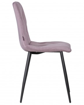Стул обеденный DOBRIN CHILLY ROMBO, Лавандовый Simple 48, основание черное в Асбесте - asbest.ok-mebel.com | фото 3