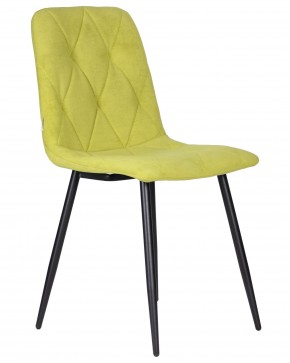 Стул обеденный DOBRIN CHILLY ROMBO, Лайм Simple 14, основание черное в Асбесте - asbest.ok-mebel.com | фото 2