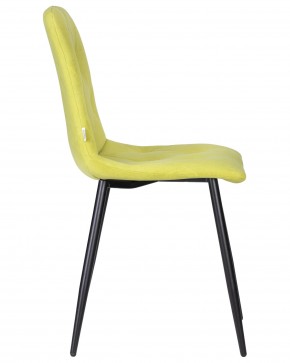 Стул обеденный DOBRIN CHILLY ROMBO, Лайм Simple 14, основание черное в Асбесте - asbest.ok-mebel.com | фото 3