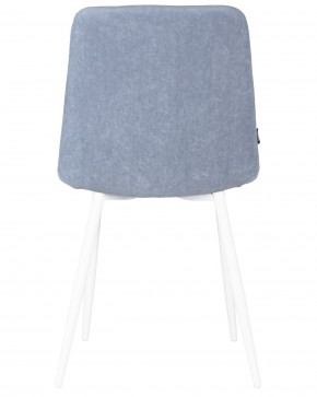 Стул обеденный DOBRIN CHILLY ROMBO, Серо-голубой Simple 26, основание белый в Асбесте - asbest.ok-mebel.com | фото 5