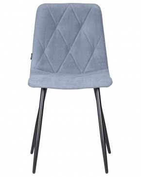 Стул обеденный DOBRIN CHILLY ROMBO, Серо-голубой Simple 26, основание черное в Асбесте - asbest.ok-mebel.com | фото 6