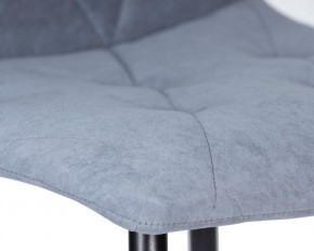 Стул обеденный DOBRIN CHILLY ROMBO, Серо-голубой Simple 26, основание черное в Асбесте - asbest.ok-mebel.com | фото 9
