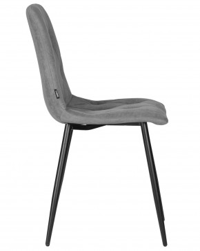 Стул обеденный DOBRIN CHILLY ROMBO, Серый Simple 33, основание черное в Асбесте - asbest.ok-mebel.com | фото 3