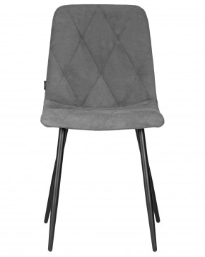Стул обеденный DOBRIN CHILLY ROMBO, Серый Simple 33, основание черное в Асбесте - asbest.ok-mebel.com | фото 6