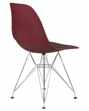 Стул обеденный DOBRIN DSR, ножки хром, цвет сливовый (R-13) в Асбесте - asbest.ok-mebel.com | фото 4