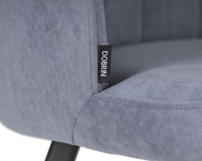 Стул обеденный DOBRIN NAOMI, ЭМАЛЬ ЧЕРНЫЙ МУАР велюр Catania Steel в Асбесте - asbest.ok-mebel.com | фото 7