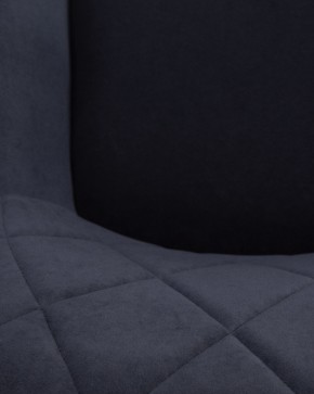 Стул обеденный DOBRIN ROBY, ЭМАЛЬ ЧЕРНЫЙ МУАР велюр Catania Dark Blue в Асбесте - asbest.ok-mebel.com | фото 11
