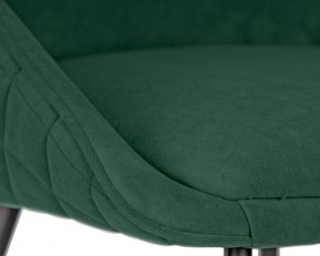 Стул обеденный DOBRIN STELLA, ЭМАЛЬ ЧЕРНЫЙ МУАР велюр Catania Izumrud в Асбесте - asbest.ok-mebel.com | фото 8