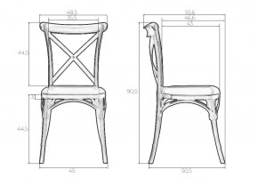 Стул обеденный DOBRIN ZILAN, цвет чёрный (B-03) в Асбесте - asbest.ok-mebel.com | фото 9