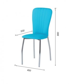 Стул Сиена А1.14-03 (Стандарт) хром/кожзам (4 шт.) в Асбесте - asbest.ok-mebel.com | фото 2