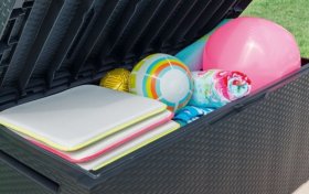 Сундук CAPRI STORAGE BOX 305 L антрацит в Асбесте - asbest.ok-mebel.com | фото 2