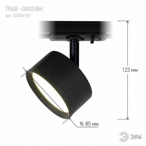 Светильник на штанге Эра  TR48 - GX53 BK в Асбесте - asbest.ok-mebel.com | фото 7