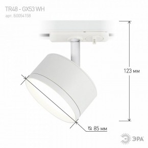 Светильник на штанге Эра  TR48 - GX53 WH в Асбесте - asbest.ok-mebel.com | фото 4