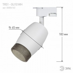 Светильник на штанге Эра  TR51 - GU10 WH в Асбесте - asbest.ok-mebel.com | фото 4