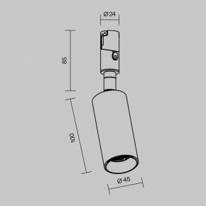 Светильник на штанге Maytoni Focus Led TR201-1-10W3K-M-B в Асбесте - asbest.ok-mebel.com | фото 7