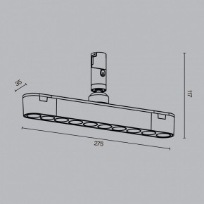 Светильник на штанге Maytoni Points Rot TR203-1-10W3K-S-B в Асбесте - asbest.ok-mebel.com | фото 8