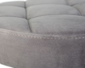 Табурет барный DOBRIN BRUNO BLACK, серый велюр (MJ9-75) в Асбесте - asbest.ok-mebel.com | фото 4